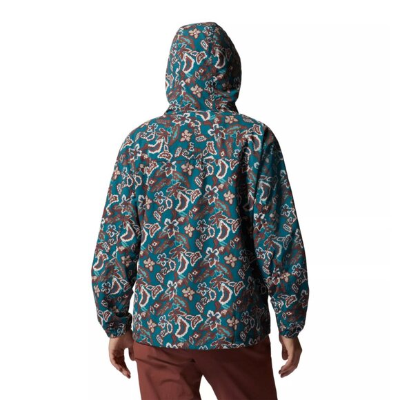 NEW Mountain Hardwear Stryder Pullover Hooded Jack Pine Floral Anorak Jacket NWT - Picture 6 of 8